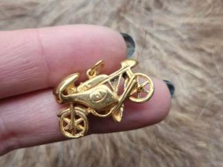 Goudkleurige motor bedel.