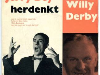 Jerry Bey herdenkt Willy Derby EP vinyl single 4 nrs 1961 mooi