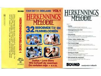 Cassettebandjes Herkenningsmelodie 1 & 2 32 nrs 2 cassettes 1982 ZGAN