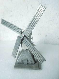 Beelden en Beeldjes mooie wipwatermolen van tin Arti specials Utrecht