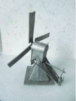 Beelden en Beeldjes mooie wipwatermolen van tin Arti specials Utrecht