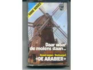 Cassettebandjes Draaiorgel De Arabier &ndash; Daar Waar De Molens Staan 14 nrs casset