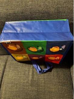 Merken en Reclamevoorwerpen Croky boodschappentas papegaaien print