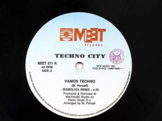 Grammofoon / Vinyl Techno City Vamos Techno (Remix) 12" Maxi Vinyl Single 1991 ZGAN
