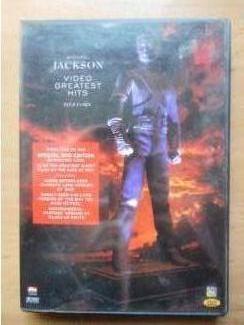 DVD Michael Jackson video gratest hits
