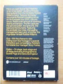 DVD DVD Robby Williams Nobody Someday