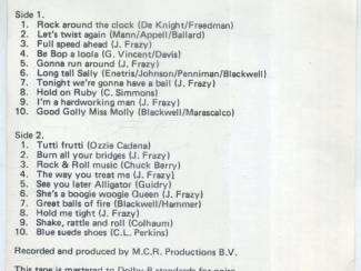 Cassettebandjes 20 Rock & Roll Favourites 20 nrs cassette ZGAN