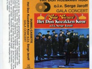 Cassettebandjes Het Don Kozakken Koor o.l.v. Serge Jaroff Gala Concert ZGAN