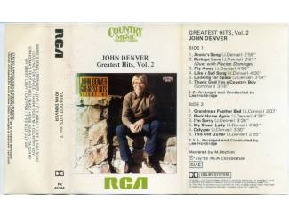 Cassettebandjes John Denver &ndash; Greatest Hits, Vol. 2 12 nrs cassette 1982 ZGAN