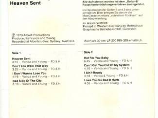 Cassettebandjes John Paul Young &ndash; Heaven Sent 8 nrs cassette 1979 ZGAN