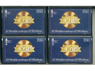 Cassettebandjes Festival Of All Time Hits 100 nrs 4 cassettes 1982 ZGAN