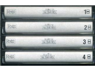 Cassettebandjes Festival Of All Time Hits 100 nrs 4 cassettes 1982 ZGAN