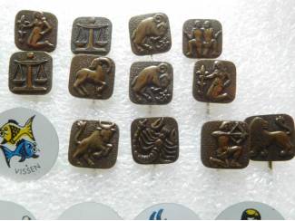 Speldjes, Pins en Buttons speldjes en buttons sterrenbeelden 0,20 euro per stuk