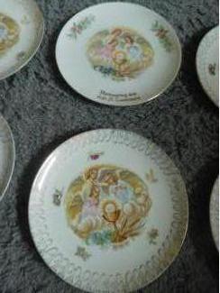 Keuken | Servies 6 stuks communie bordjes rond ca 19 cm