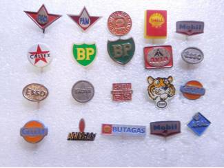 20 verschillende speldjes brandstoffen