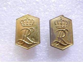 2 x speldje / broche RL Kon.  Rotterdamsche Lloyd - Rotterdam