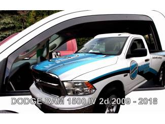 Accessoires Dodge ram 1500 DR DS DT 2500 3500 zijwindschermen donker visors