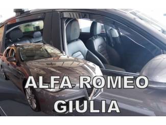 Alfa Romeo onderdelen Zijwindschermen raamspoilers visors donker alfa romeo oa 147