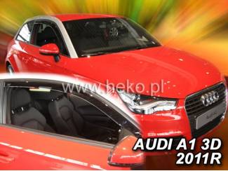 Accessoires Audi zijwindschermen pasvorm getinte raamspoilers oa A4 A3 Q5