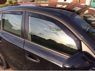 BMW onderdelen Zijwindschermen raamspoilers tbv oa bmw E90 E46 X1 E87