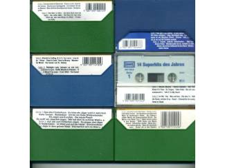 Cassettebandjes EUROPA serie diverse cassettes zie foto's &euro;4 per stuk ZGAN