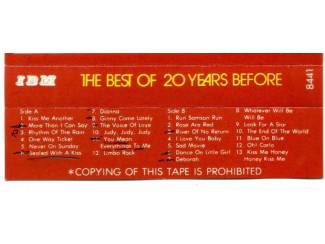 Cassettebandjes The Best Of 20 Years Before 24 nrs cassette 1979 ZGAN