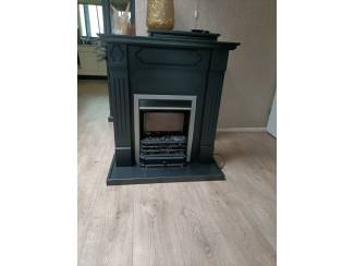 Leuke schouw met elektrisch kacheltje