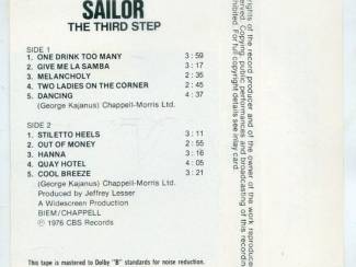 Cassettebandjes Sailor &ndash; The Third Step 10 nrs cassette 1976 ZGAN