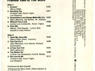 Cassettebandjes Frankie Valli 3 cassettes &euro;3,00 per stuk 3 voor &euro;7,50 ZGAN