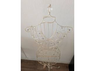 Brocante Metalen paspop