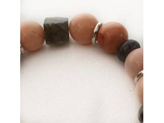 Armbanden Armbandenset van natuursteen