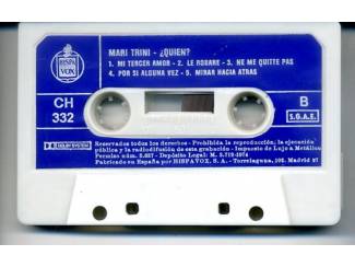Cassettebandjes Mari Trini - Qui&eacute;n 10 nrs cassette 1983 ZGAN