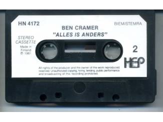Cassettebandjes Ben Cramer 2 cassettes &euro;3 per stuk 2 voor &euro;5 ZGAN
