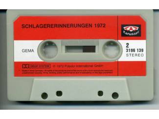Cassettebandjes Schlager Erinnerungen 1972 10 nrs cassette 1972 ZGAN
