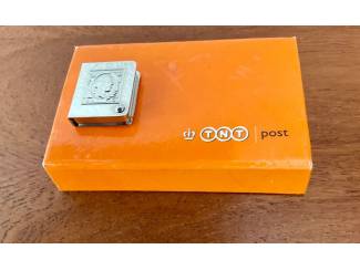 Postzegels | Nederland verzilverde postzegeldoos + postzegel