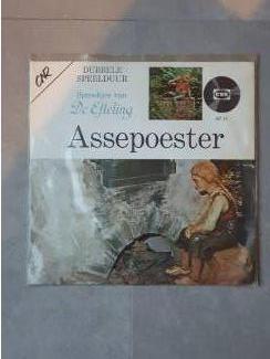 efteling, sprookje Assepoester op single