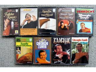 Cassettebandjes Gheorghe Zamfir 8 cassettes &euro;3 per stuk 8 voor &euro;&euro;16 ZGAN