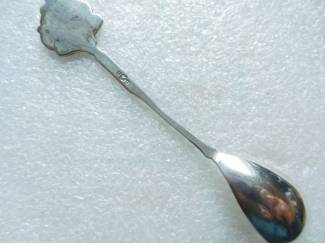 Sportartikelen en Voetbal mooi verzilverd lepeltje TT Assen