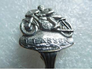 Sportartikelen en Voetbal mooi verzilverd lepeltje TT Assen