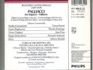 CD Ruggiero Leoncavallo Pagliacci 23 nrs cd 1984 NIEUWSTAAT