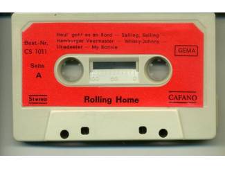 Cassettebandjes Rolling Home Shanties Zeemansliedjes 12 nrs cassette ZGAN