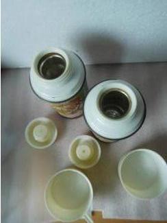 Oma's tijd 2 x Broekema's koffie en thee thermoskan - Aladdin Ind. Lim.