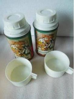 Oma's tijd 2 x Broekema's koffie en thee thermoskan - Aladdin Ind. Lim.