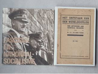 2 boekjes: ontstaan W.O.1 en opkomst fascisme/nat socialisme