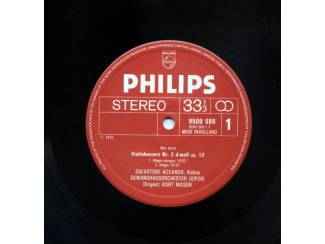 Grammofoon / Vinyl Bruch, Accardo, Gewandhaus Orchestra Leipzig, Kurt Masur LP ZGAN