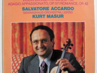 Grammofoon / Vinyl Bruch, Accardo, Gewandhaus Orchestra Leipzig, Kurt Masur LP ZGAN