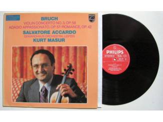 Bruch, Accardo, Gewandhaus Orchestra Leipzig, Kurt Masur LP ZGAN