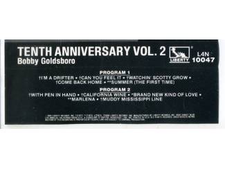 Cassettebandjes Bobby Goldsboro &ndash; Tenth Anniversary 1 & 2 20 nrs 2 cassettes