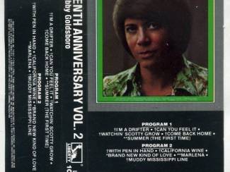 Cassettebandjes Bobby Goldsboro &ndash; Tenth Anniversary 1 & 2 20 nrs 2 cassettes
