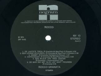 Grammofoon / Vinyl Rocco Granata Rocco Granata 12 nrs LP 1974 zeer mooie staat